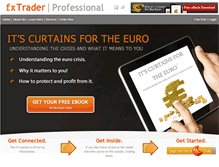 Tablet Screenshot of fxtraderprofessional.com